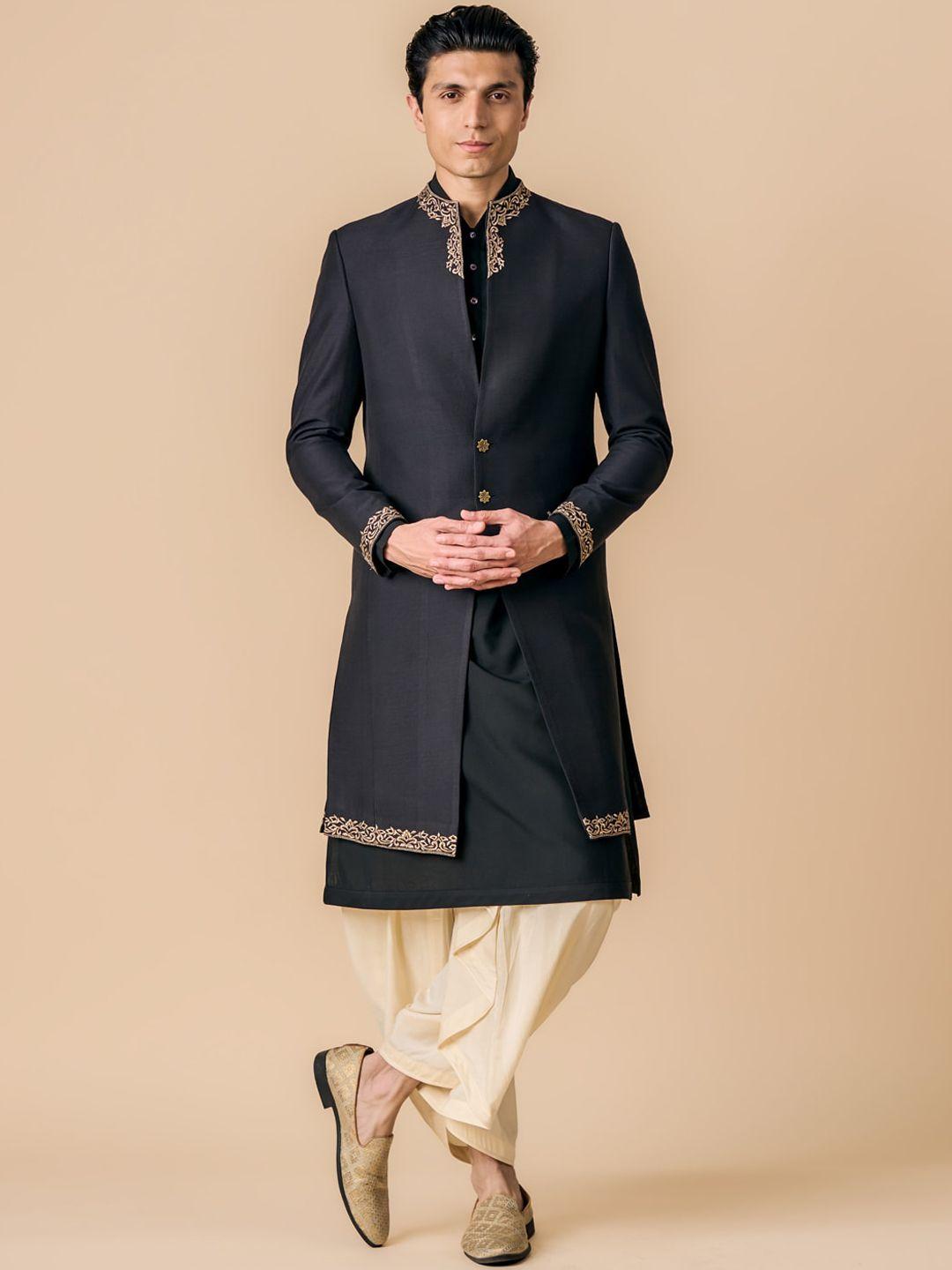 tasva zari embroiderd sherwani