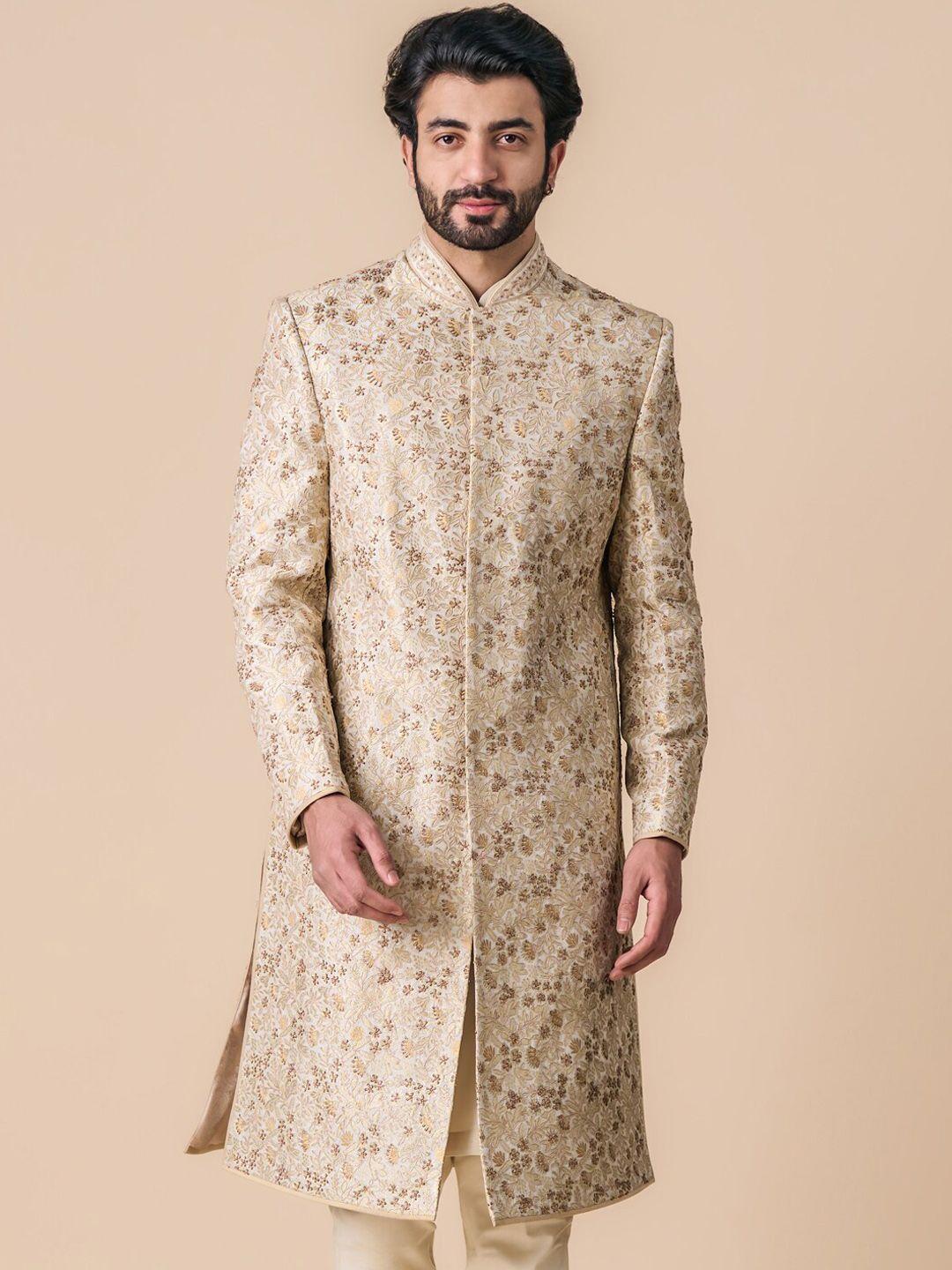 tasva dori embroidered sherwani