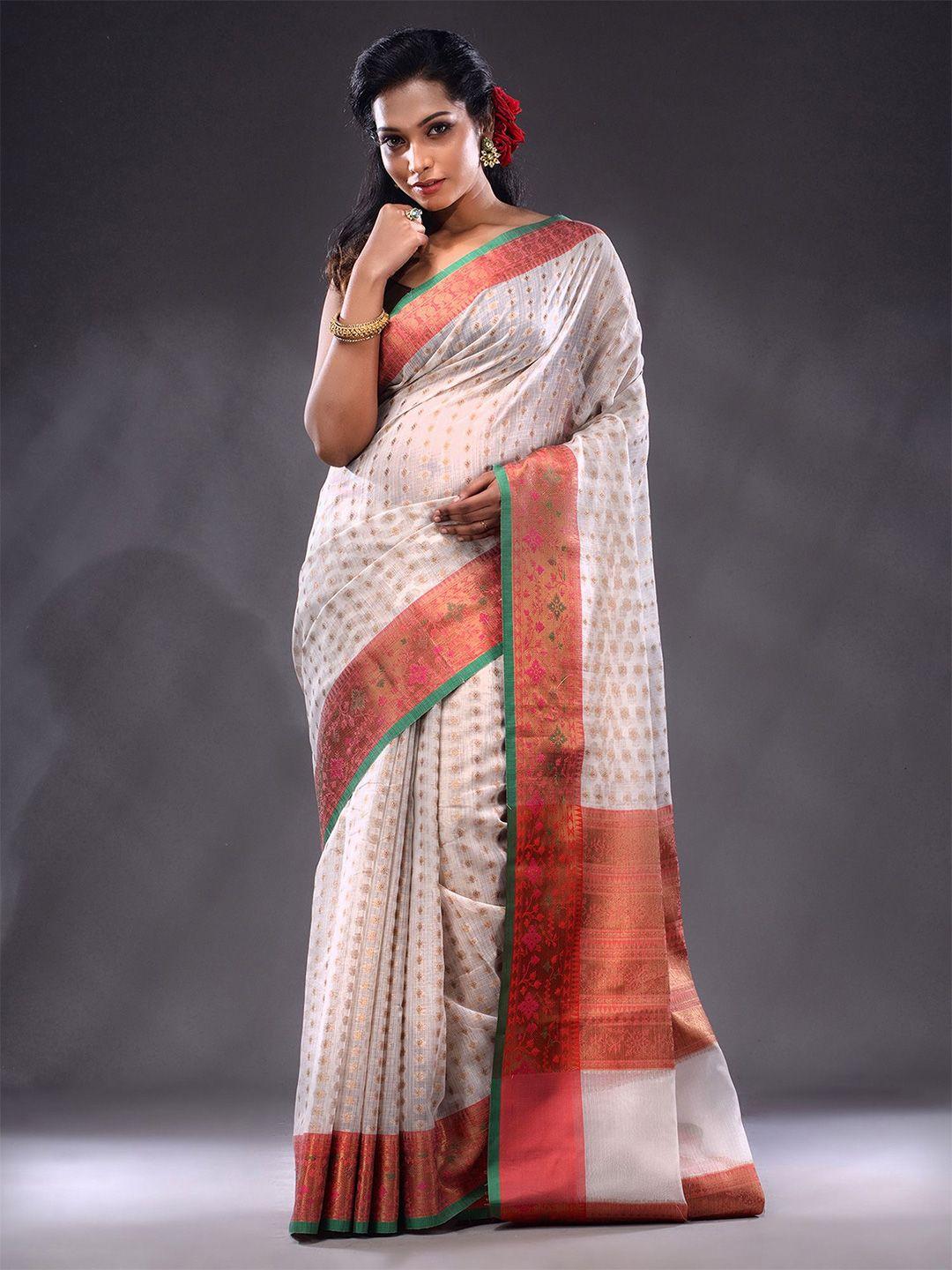 charukriti ethnic motifs woven design kota saree