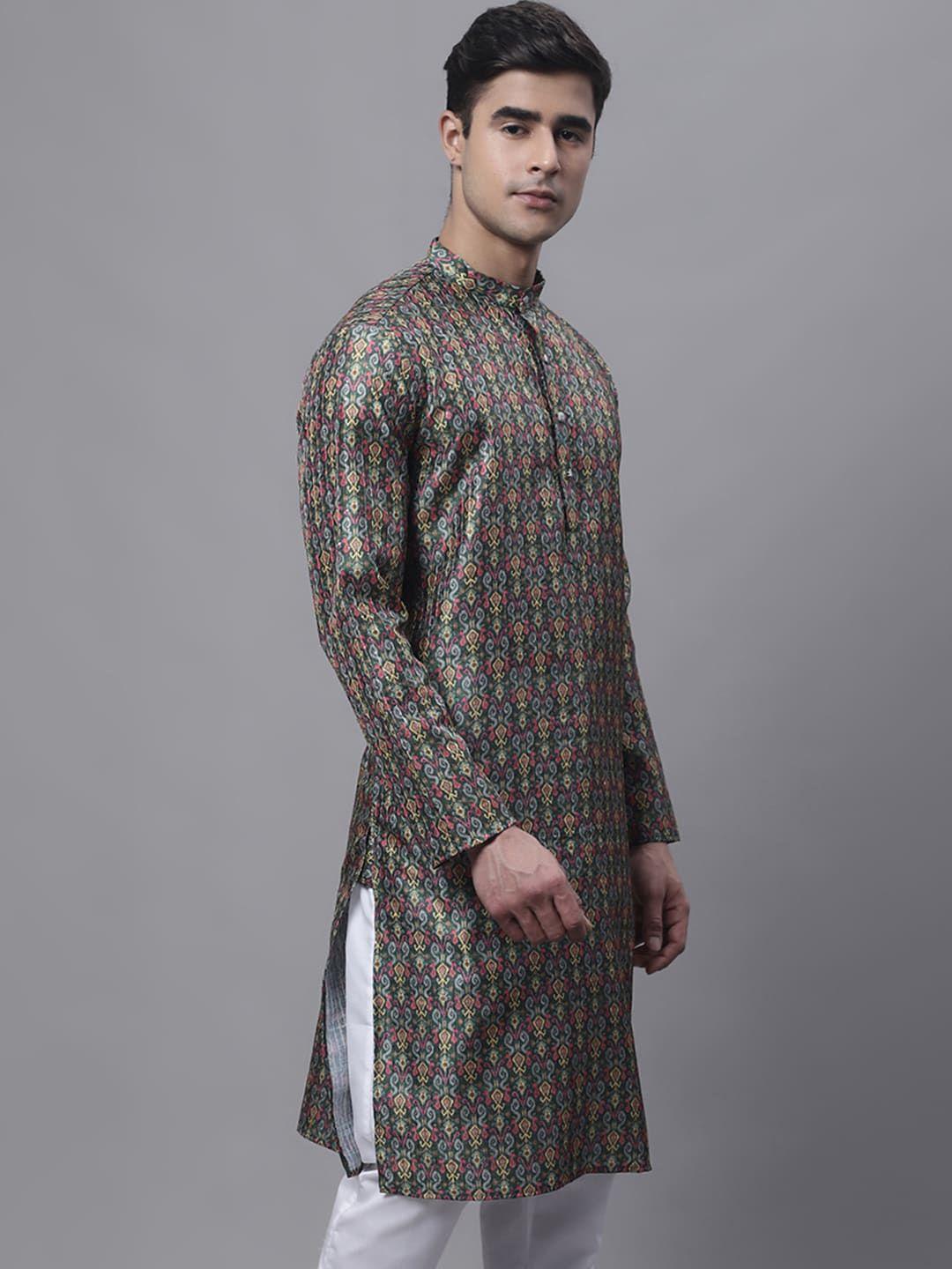 jompers ethnic motifs printed straight kurta