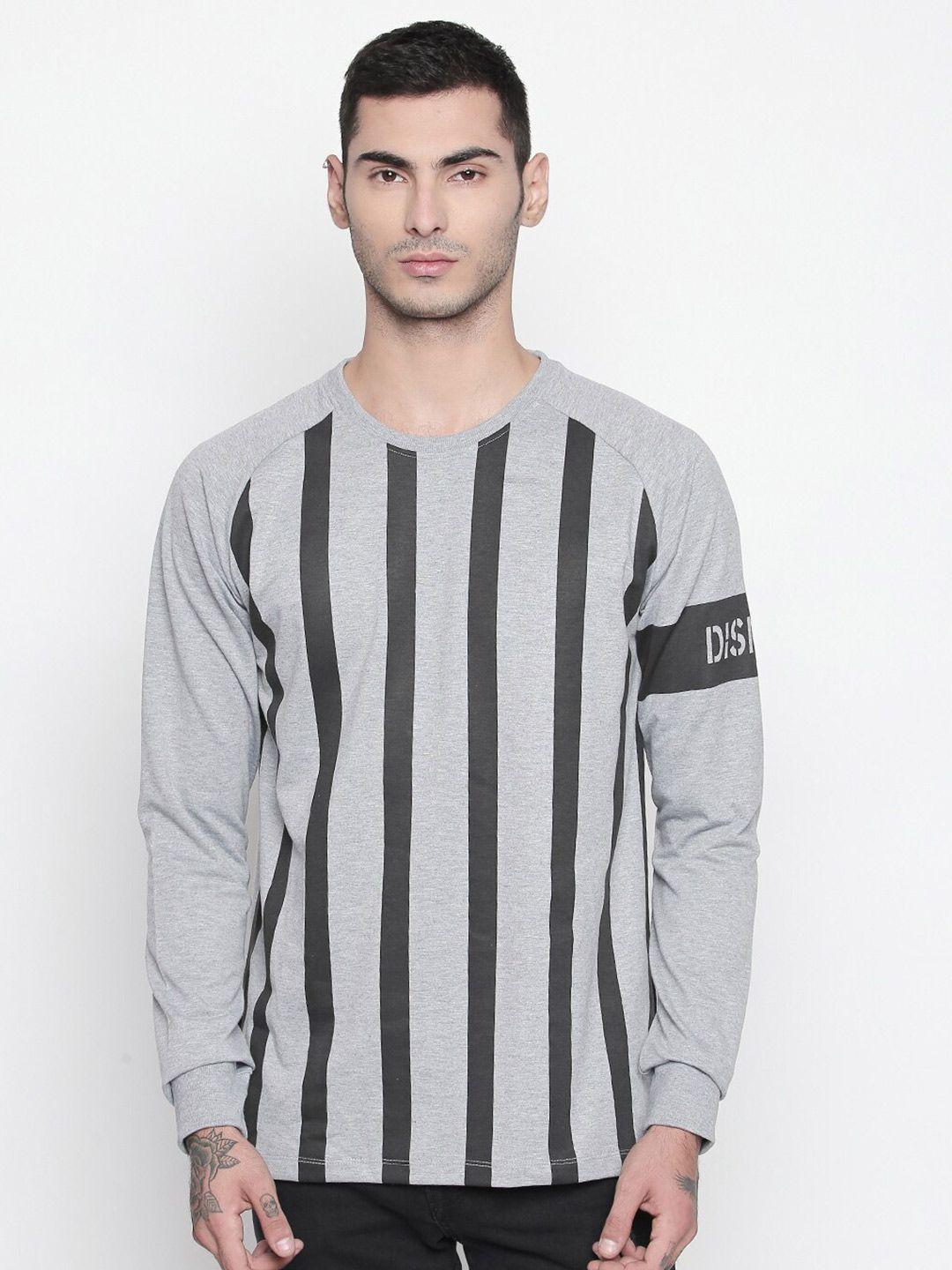 disrupt striped long raglan sleeves cotton bio finish t-shirt