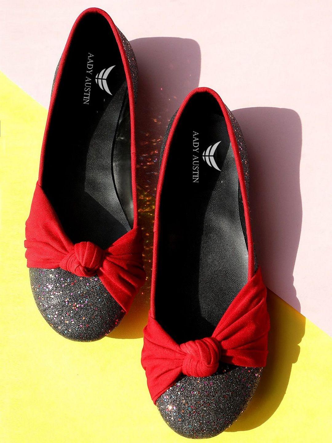 aady austin bow embellished ballerinas