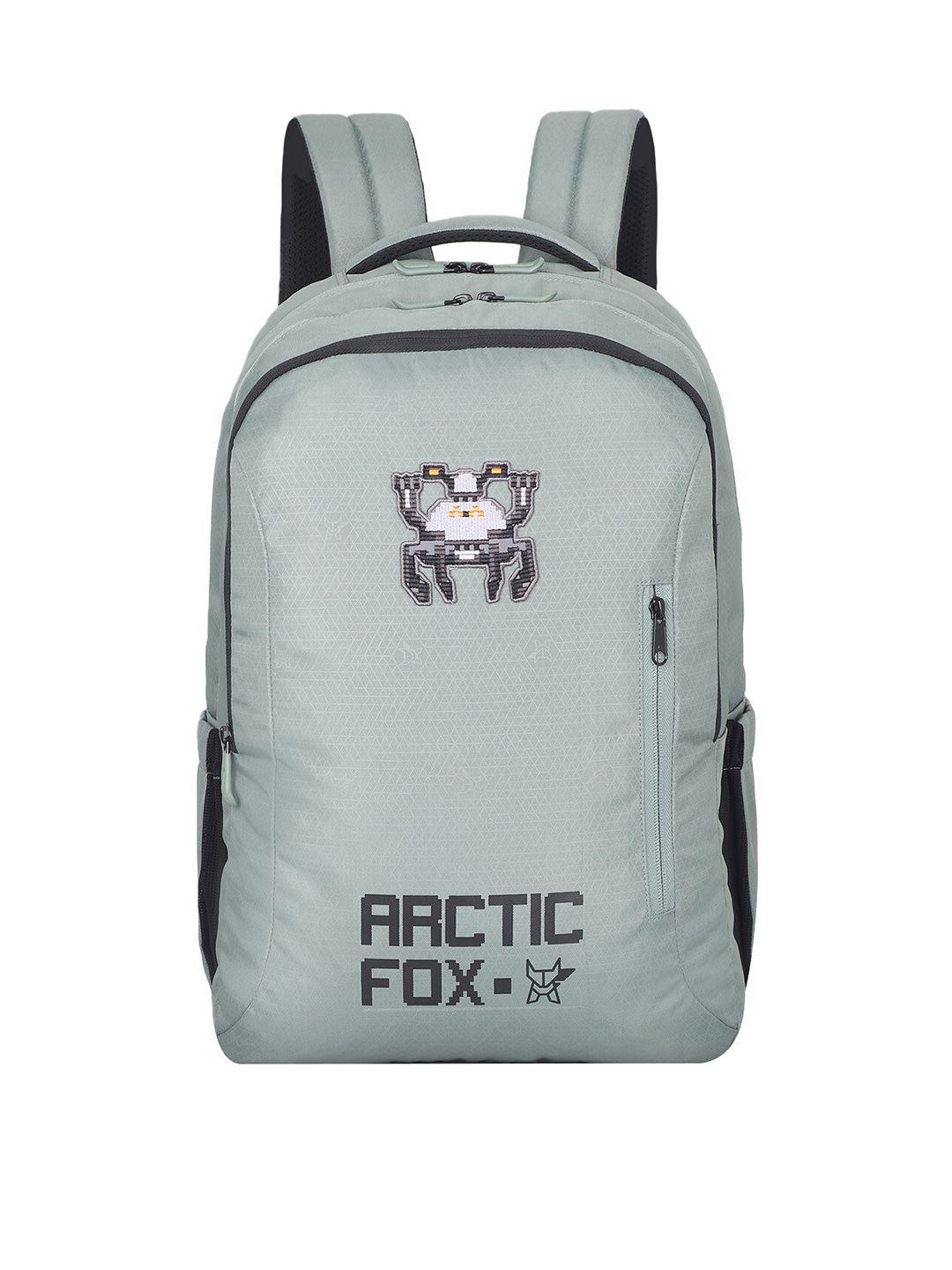 arctic fox printed water resistance laptop bag