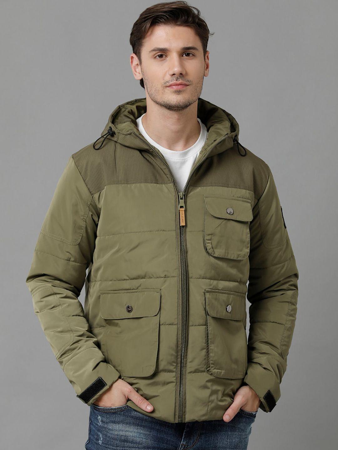 voi jeans men hooded puffer jacket