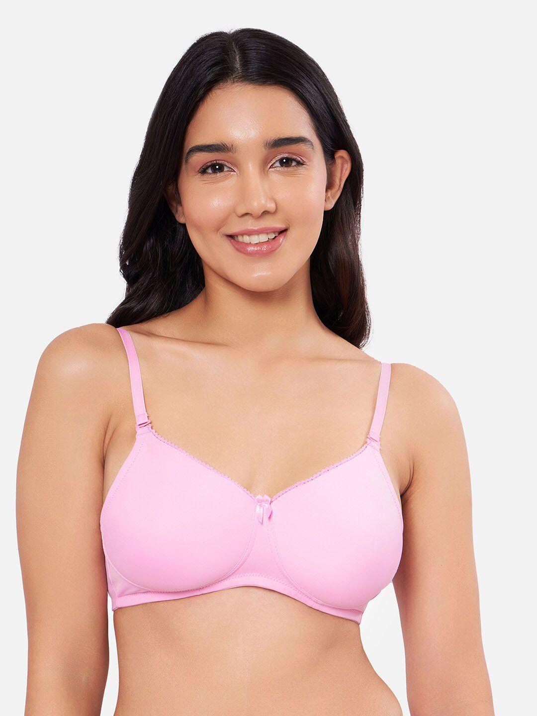 amante solid padded non-wired full coverage t-shirt bra