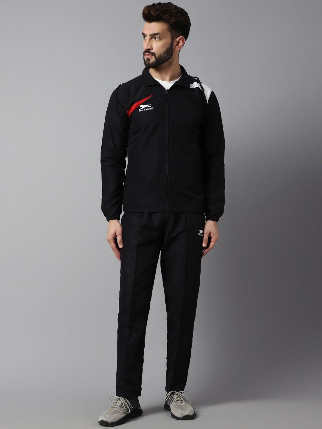 shiv naresh men hooded brand logo tracksuits