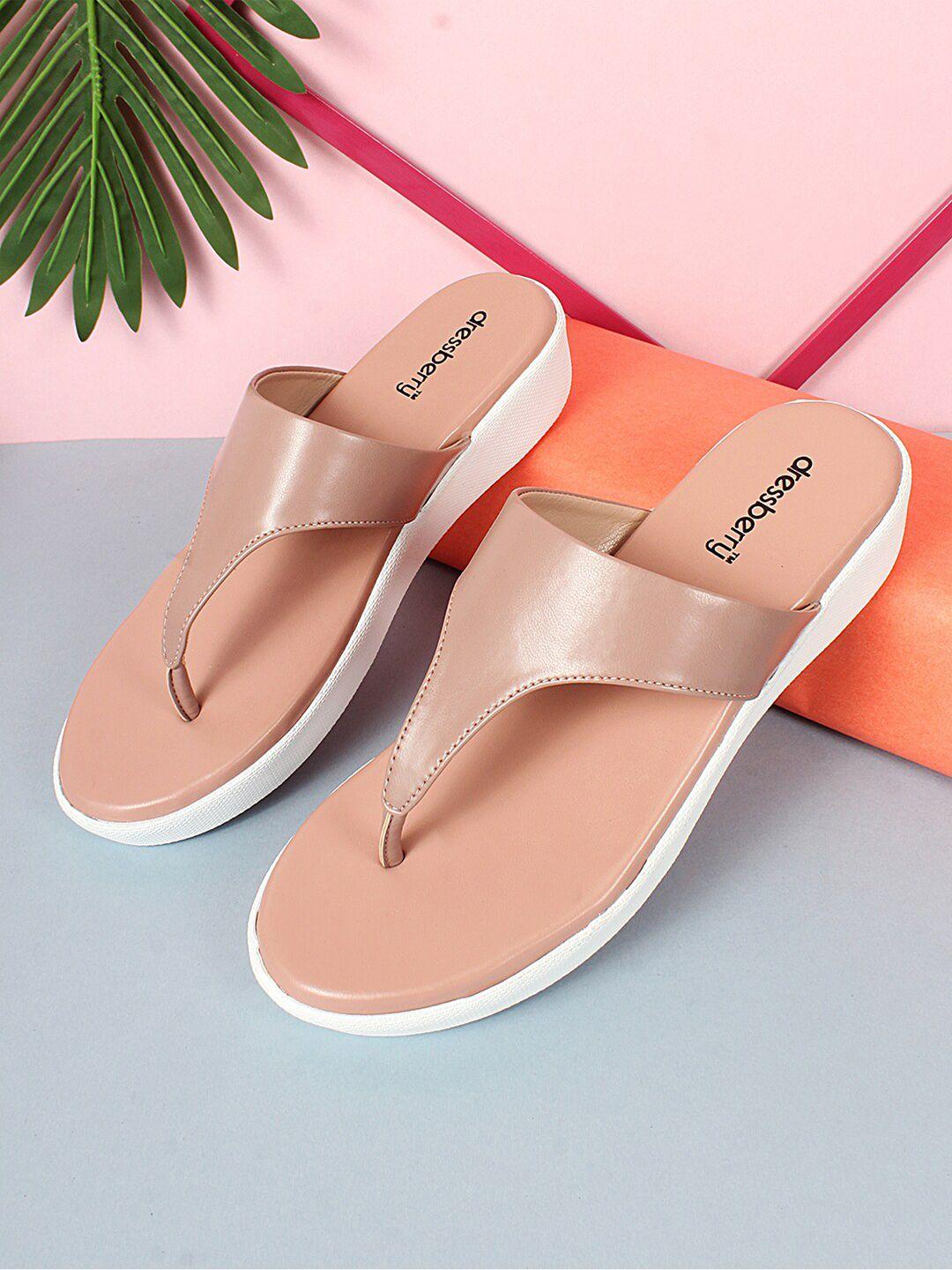 dressberry women nude-coloured sandals