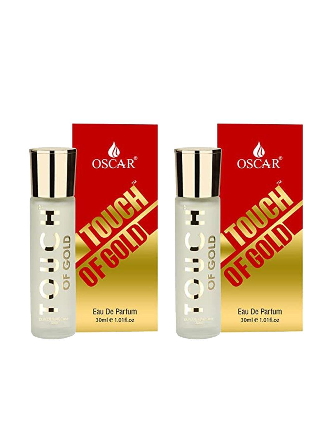 oscar set of 2 touch of gold long lasting eau de parfum - 30 ml each