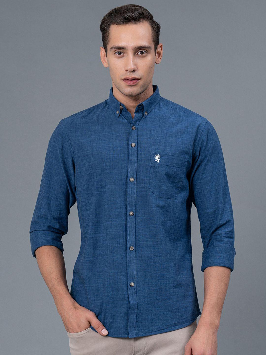 red tape button-down collar pure cotton casual shirt