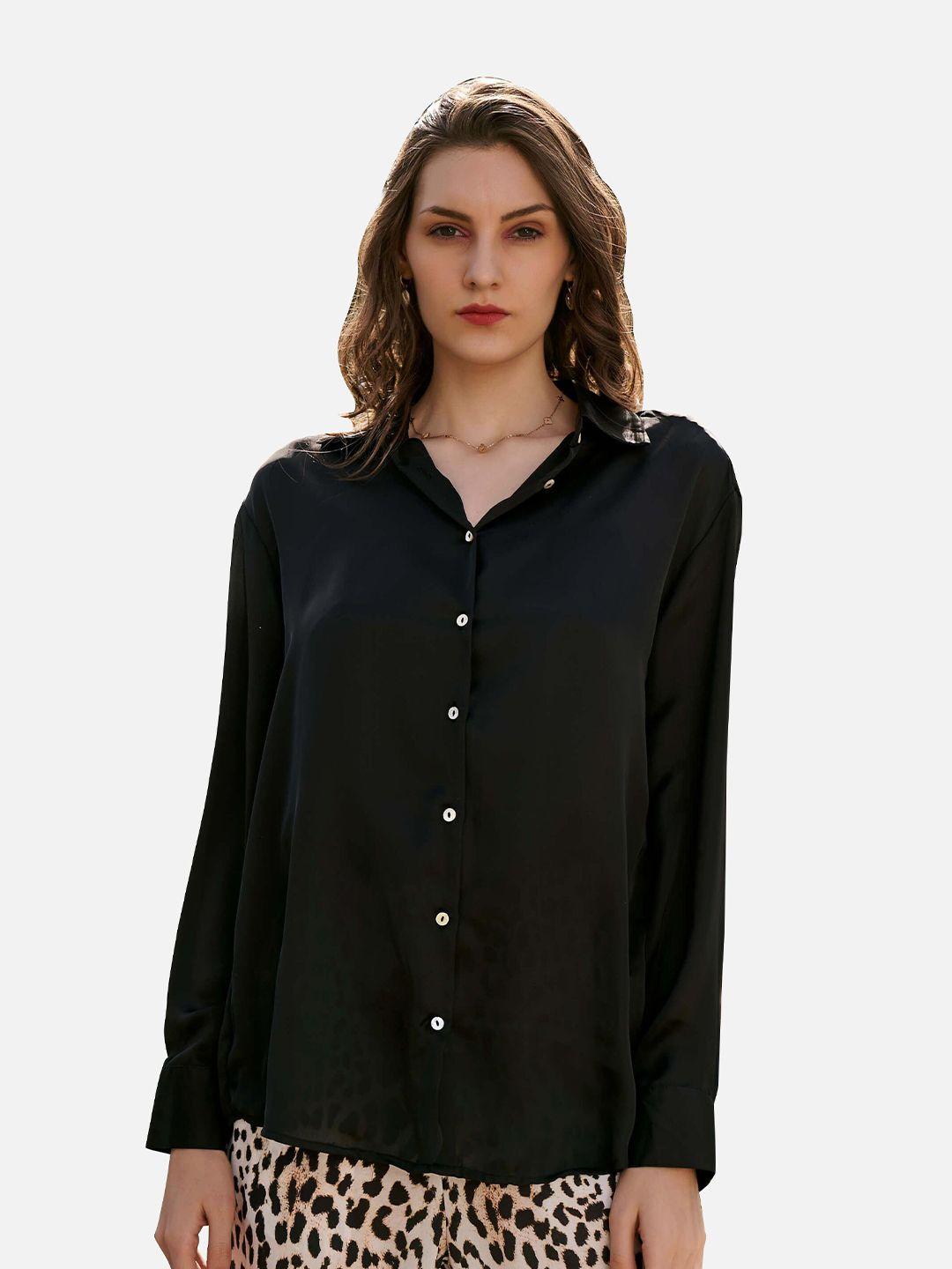 neofaa spread collar regular fit casual shirt