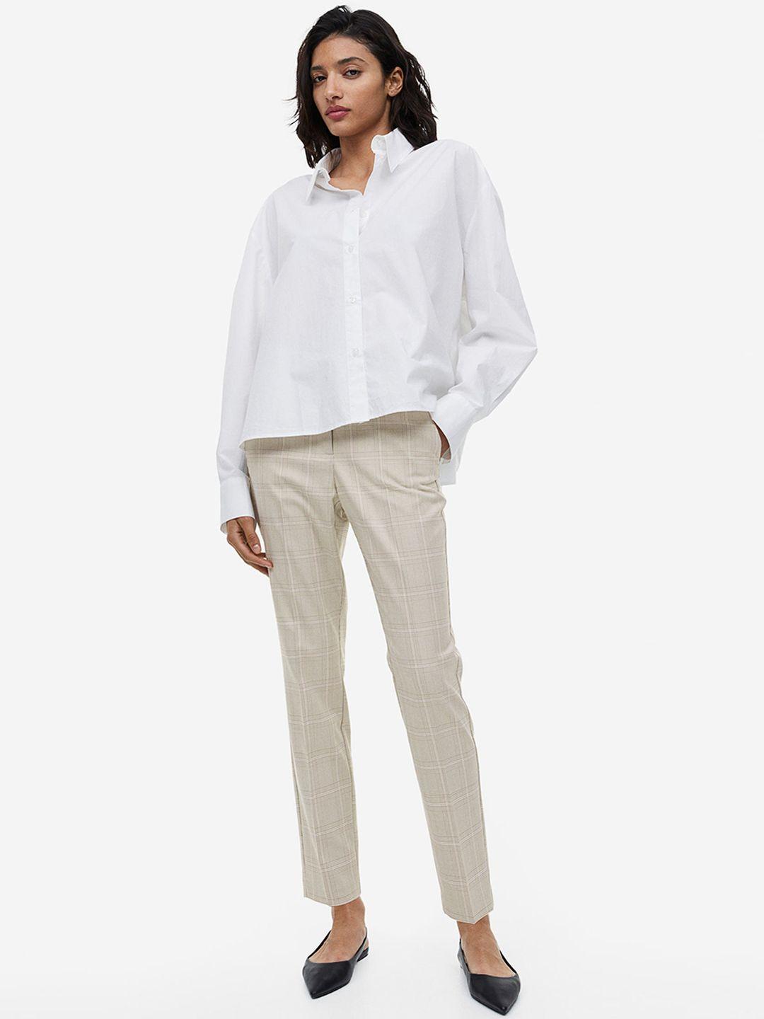 h&m woman cigarette trousers