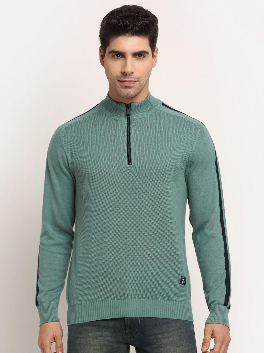 cantabil mock collar cotton pullover