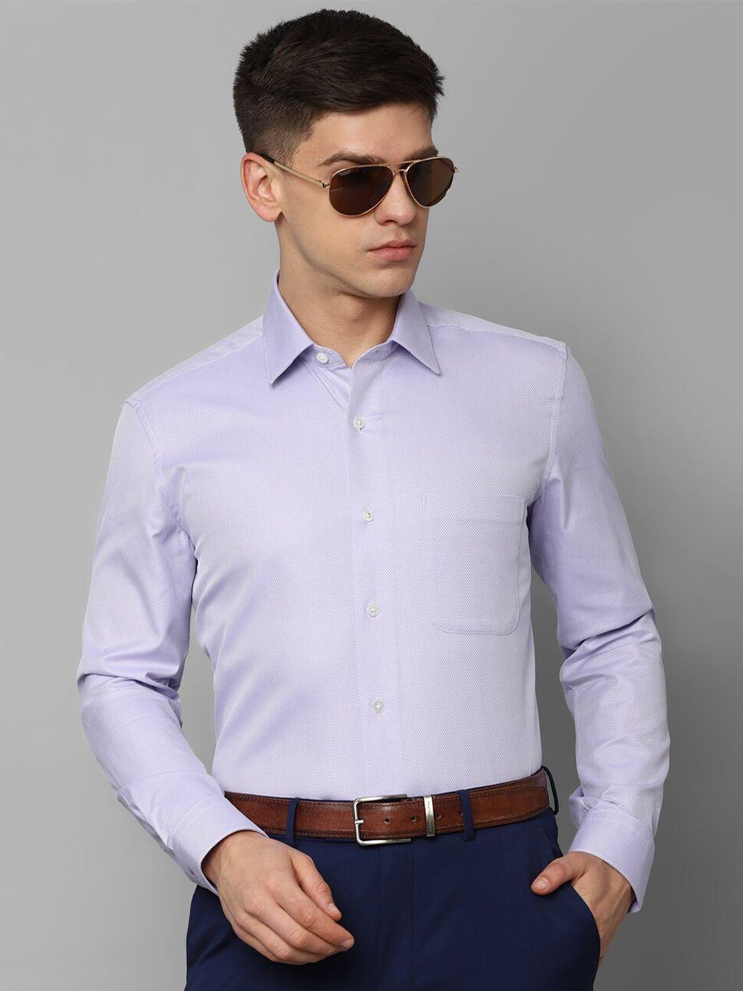 luxure by louis philippe men cotton slim fit formal shirt