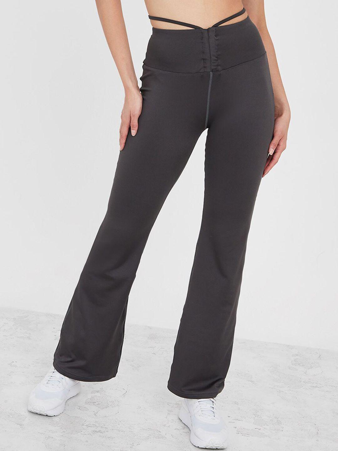 styli women high-rise bootcut trousers