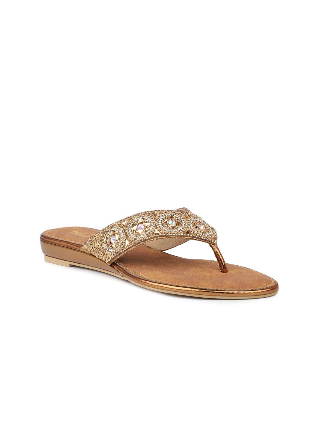 inc 5 embellished t-strap flats