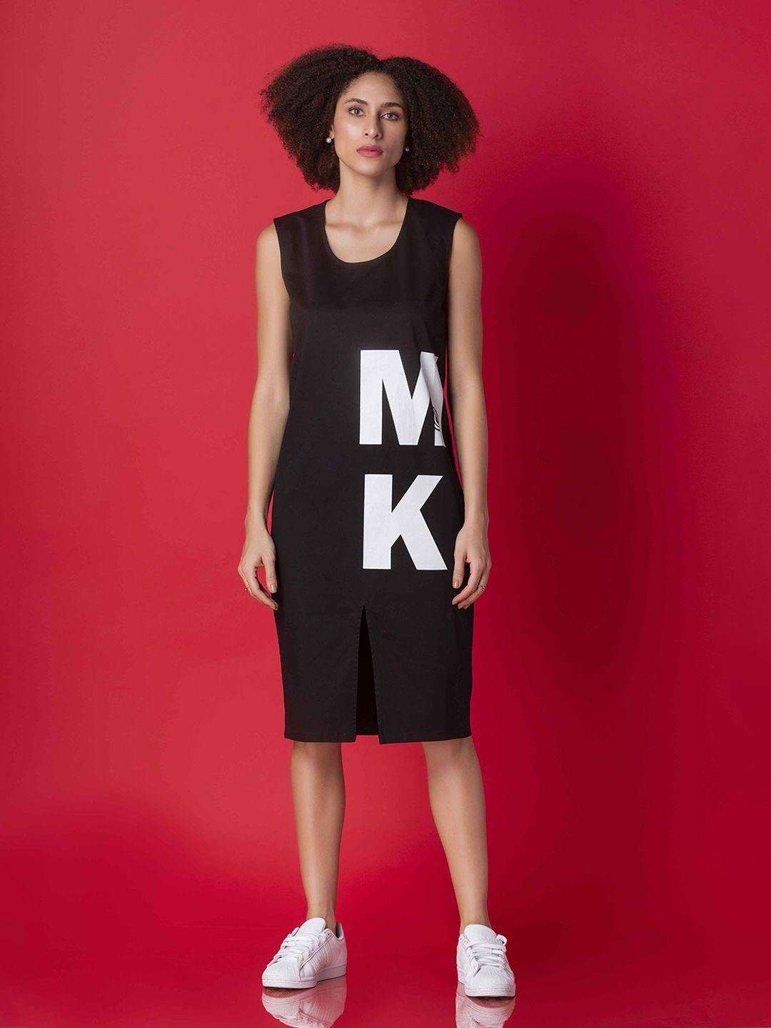 mkoal sheath midi dress