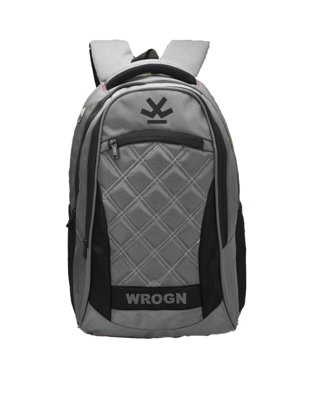 wrogn laptop backpack with reflective strip