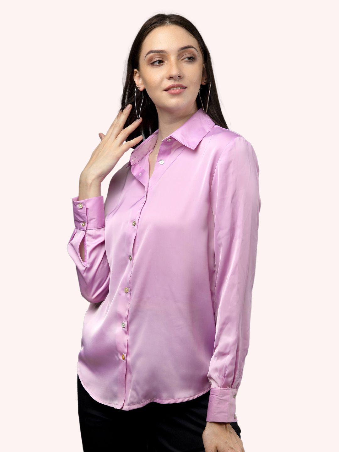 neofaa spread collar casual shirt