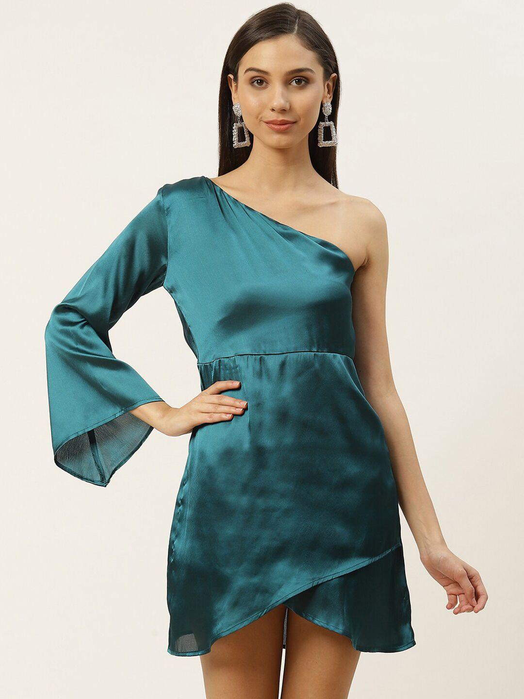 dodo & moa satin sheath mini dress