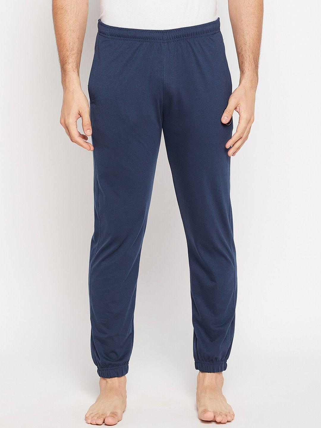 okane men mid-rise cotton lounge joggers