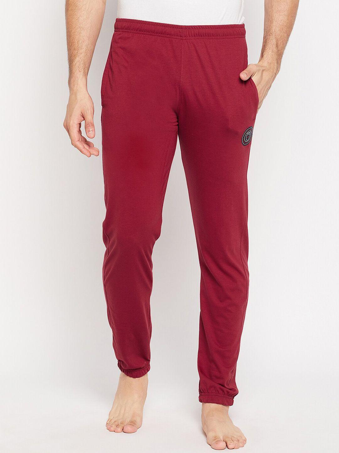 okane men mid-rise cotton lounge joggers