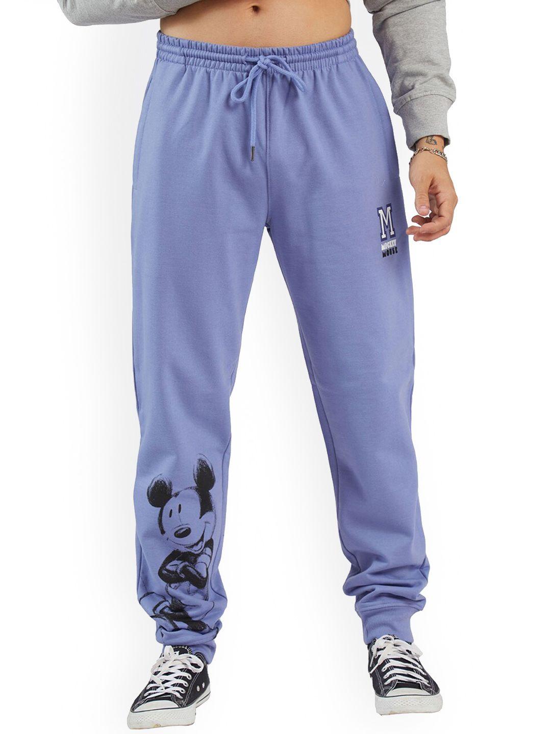 bonkers corner men mid-rise mickey mouse printed joggers