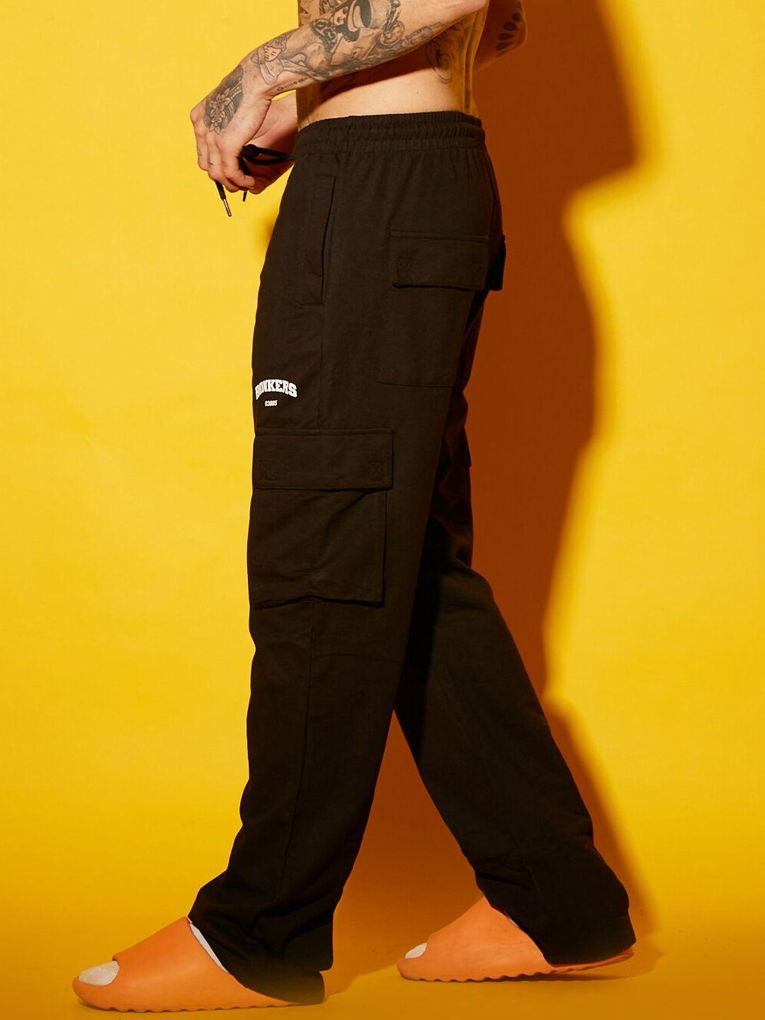 bonkers corner men mid-rise straight fit track pants