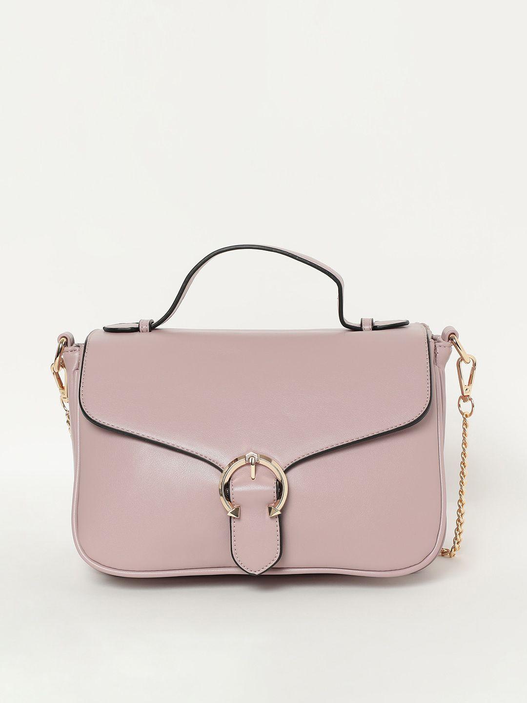 ginger by lifestyle synthetic structured satchel