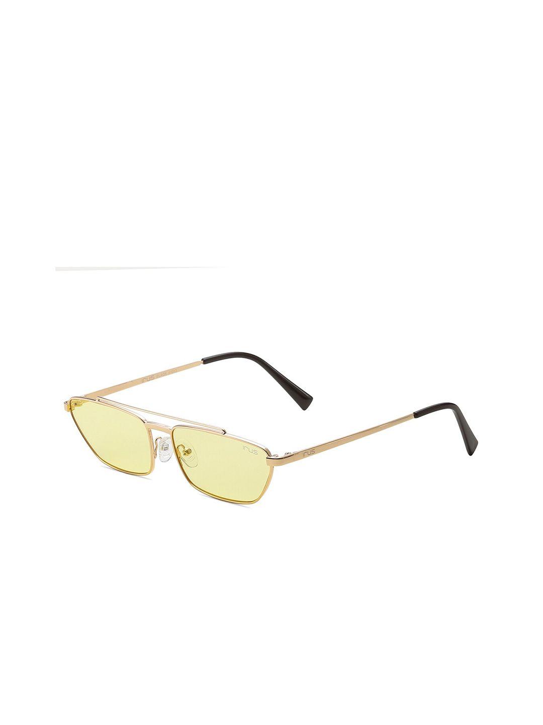 irus by idee rectangle sunglasses with uv protected lens irs1030c14sg