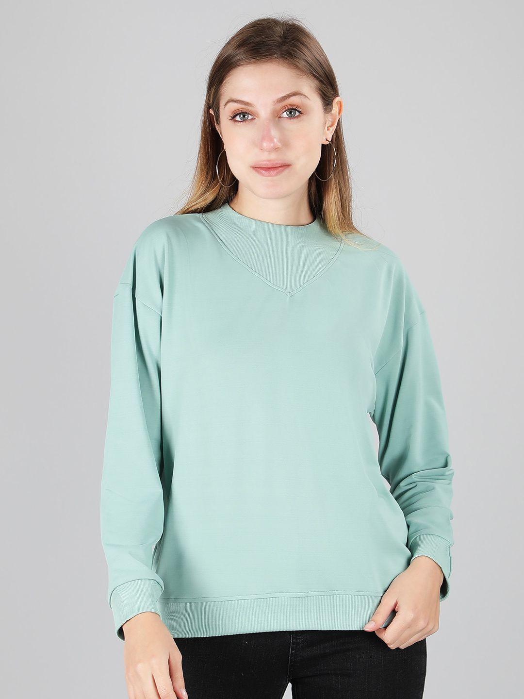 sonex gold drop-shoulder sleeves round neck knitted top