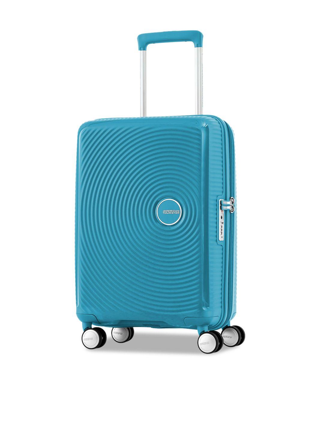 american tourister textured hard-sided large suitcase