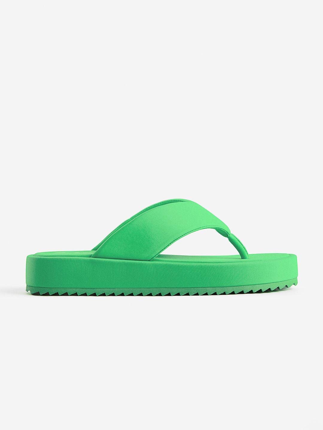 h&m women flatform flip flops