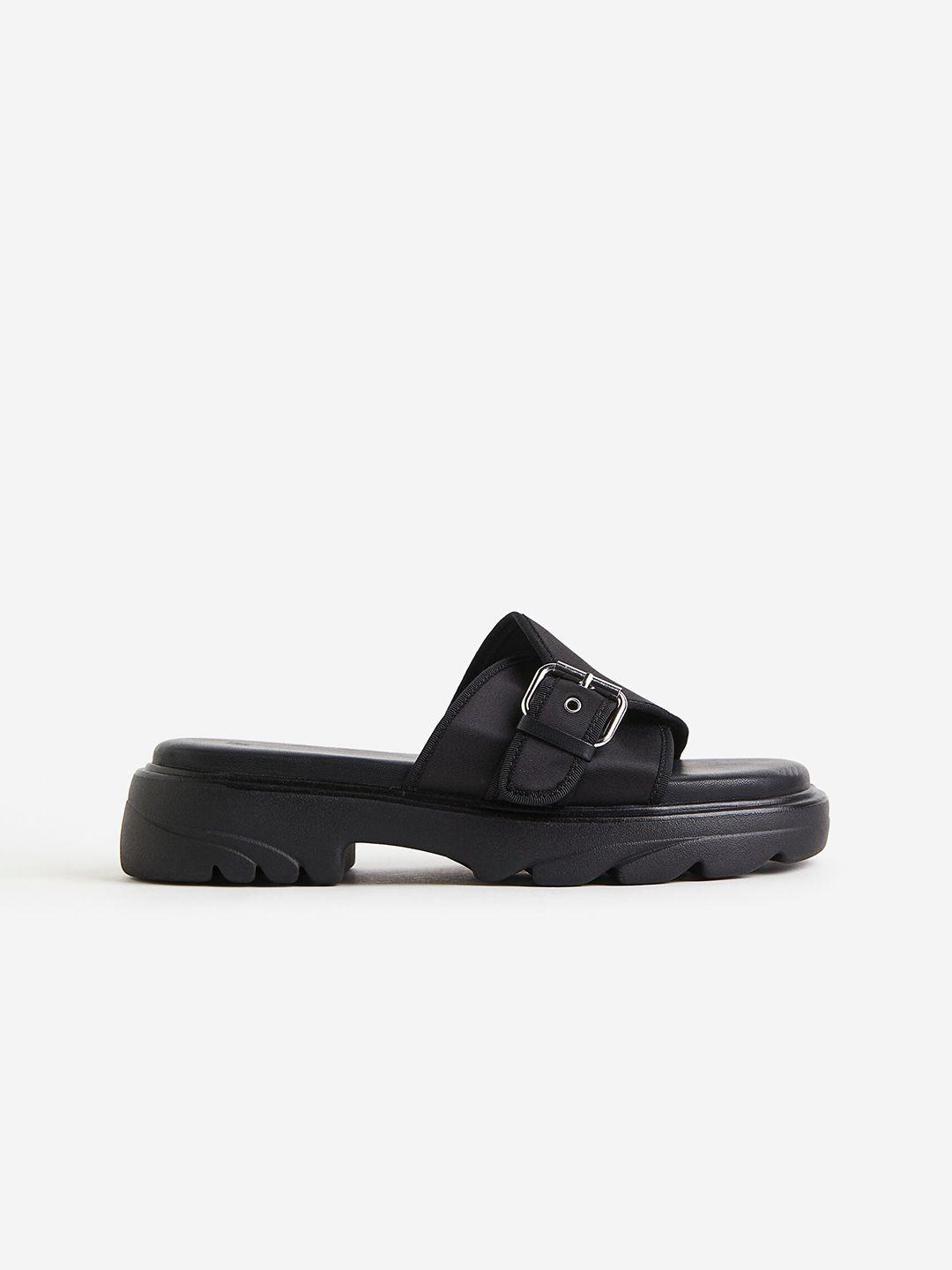 h&m women chunky slides