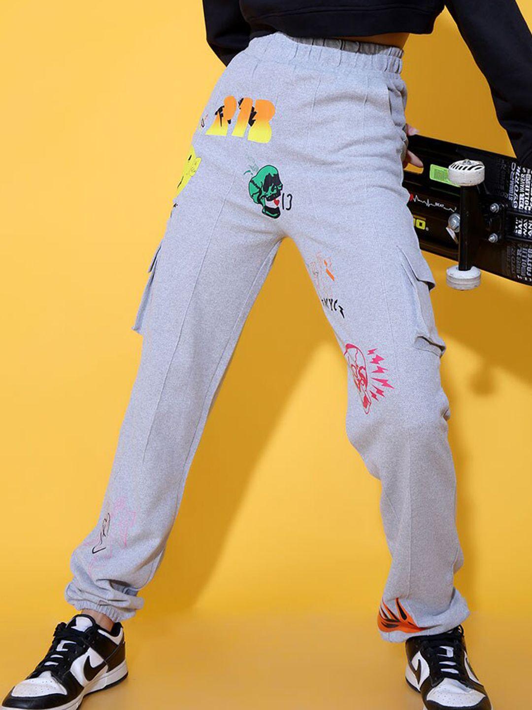 stylecast x hersheinbox women printed relaxed joggers