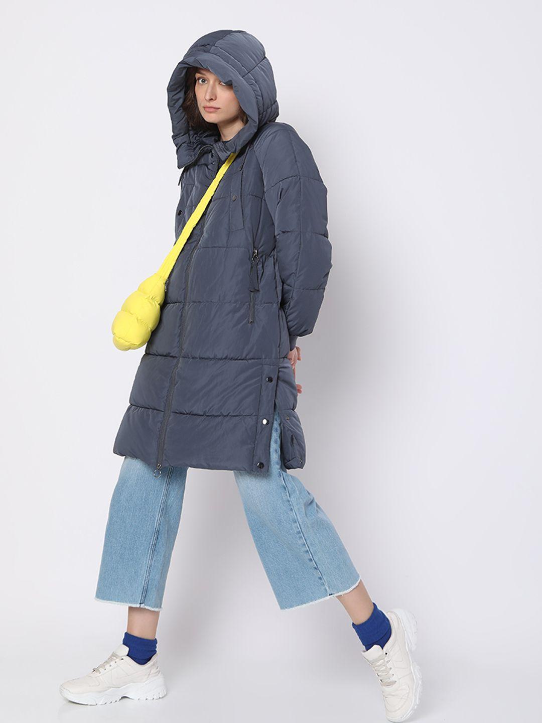 vero moda longline puffer jacket