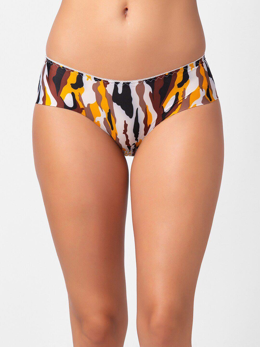 noira women printed seamless hipster briefs