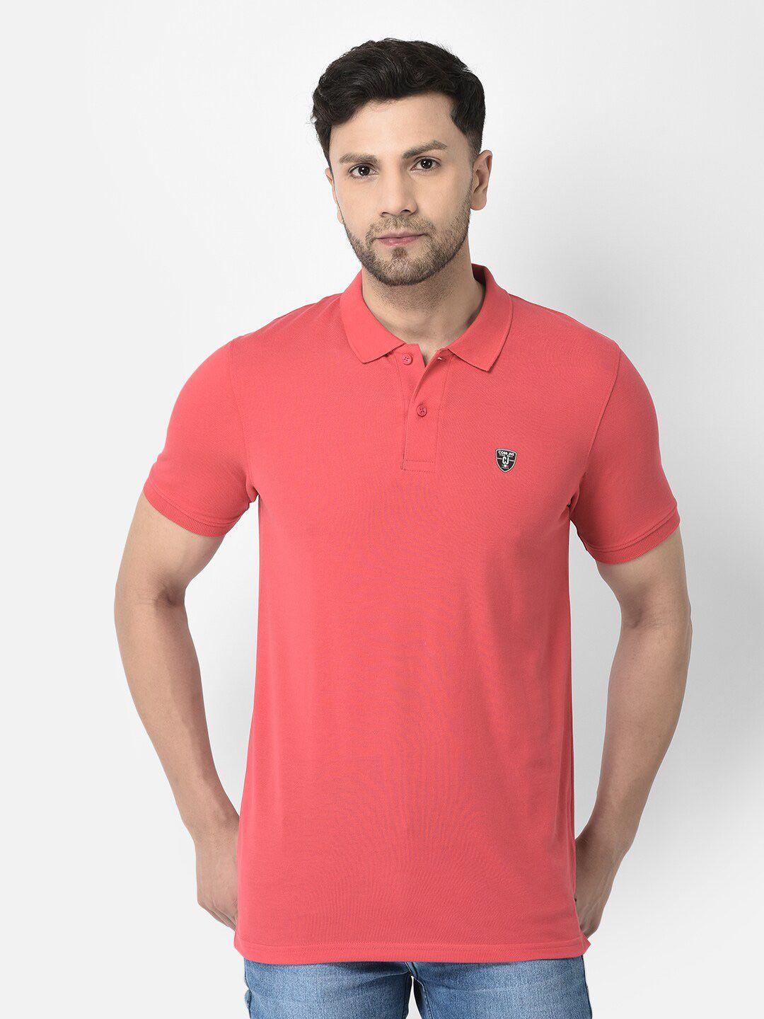 cobb polo collar regular fit cotton t-shirt