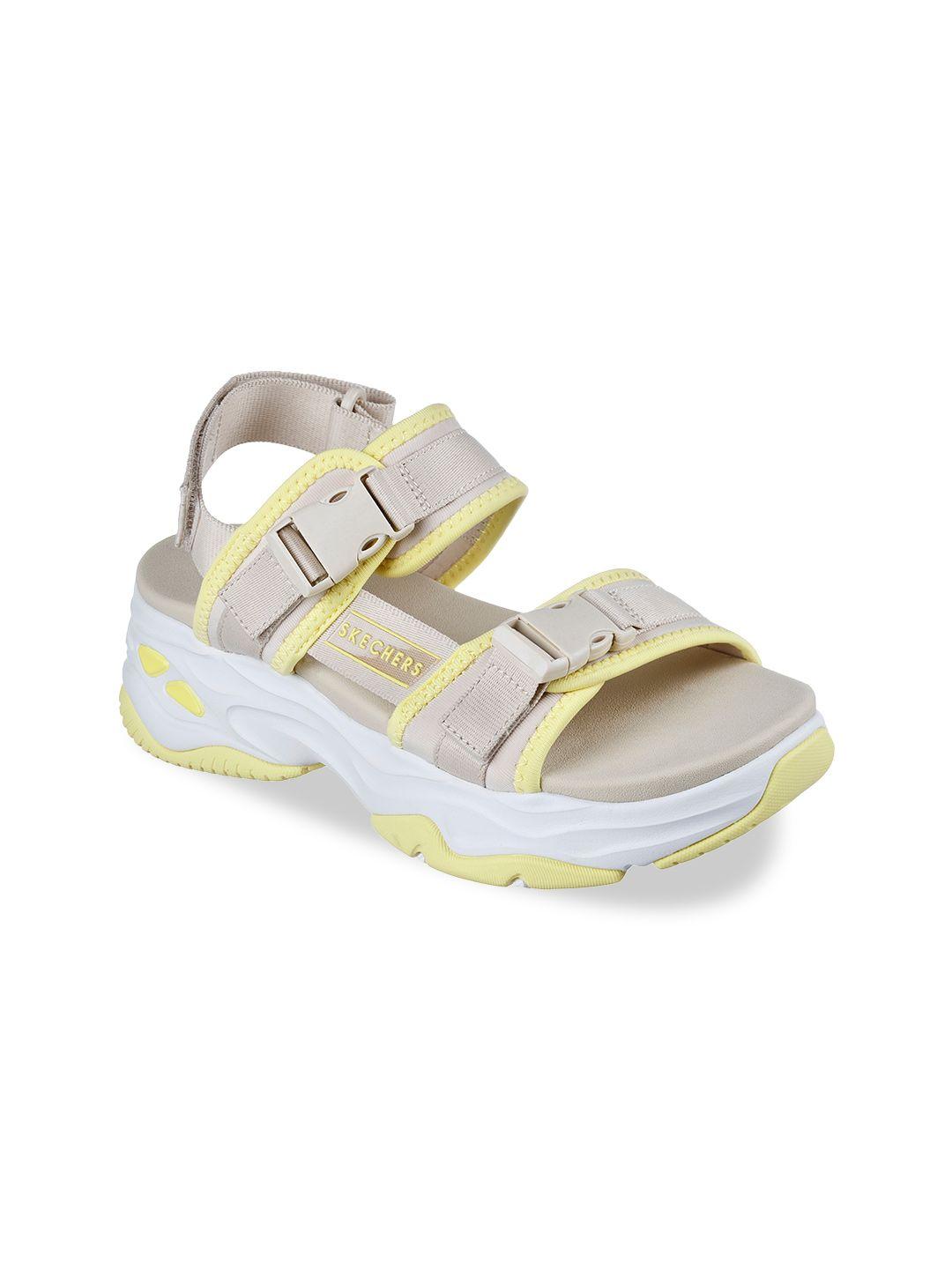 skechers women d'lites 4.0 - planet hour sport sandals