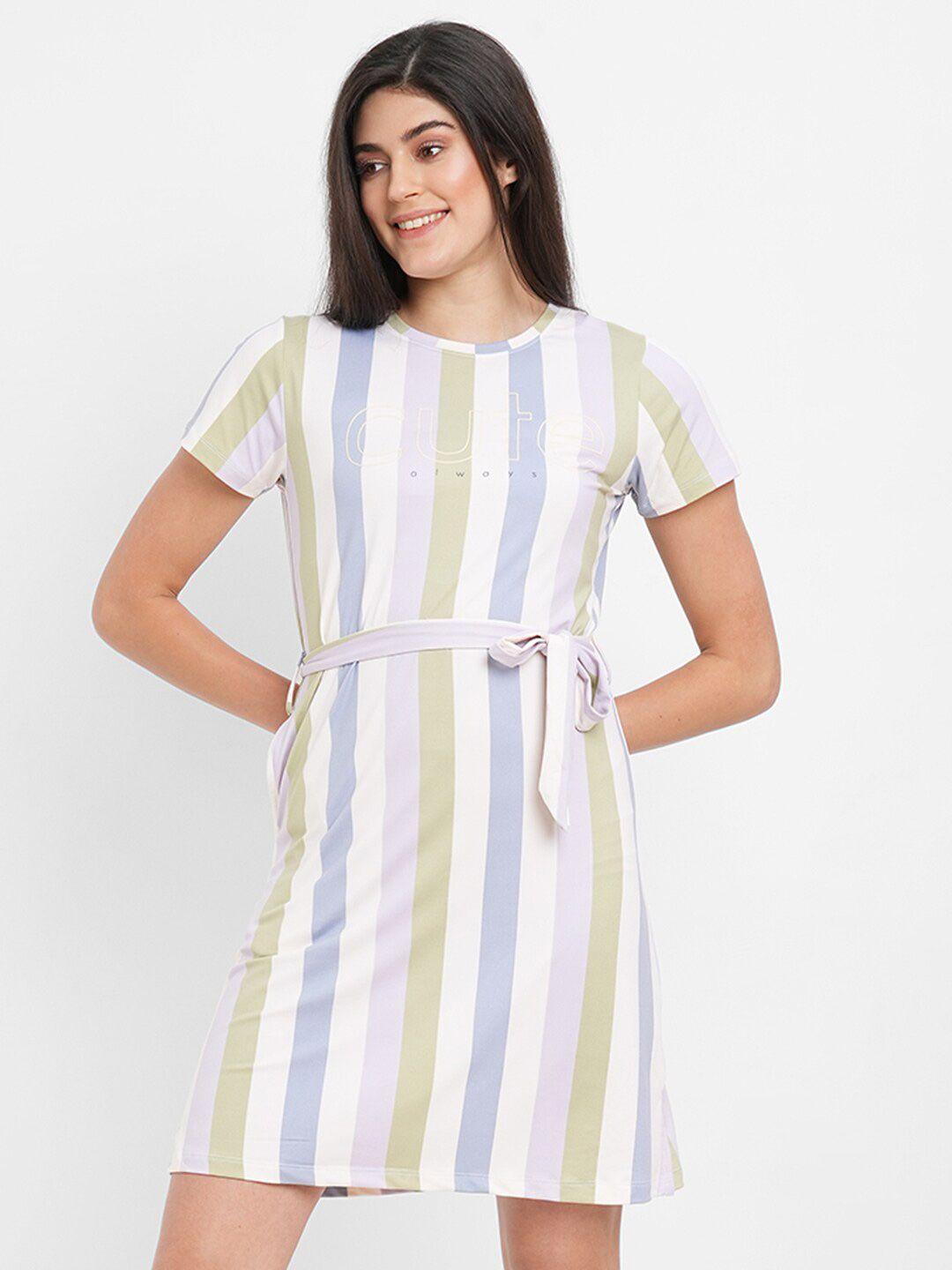 sweet dreams striped nightdress