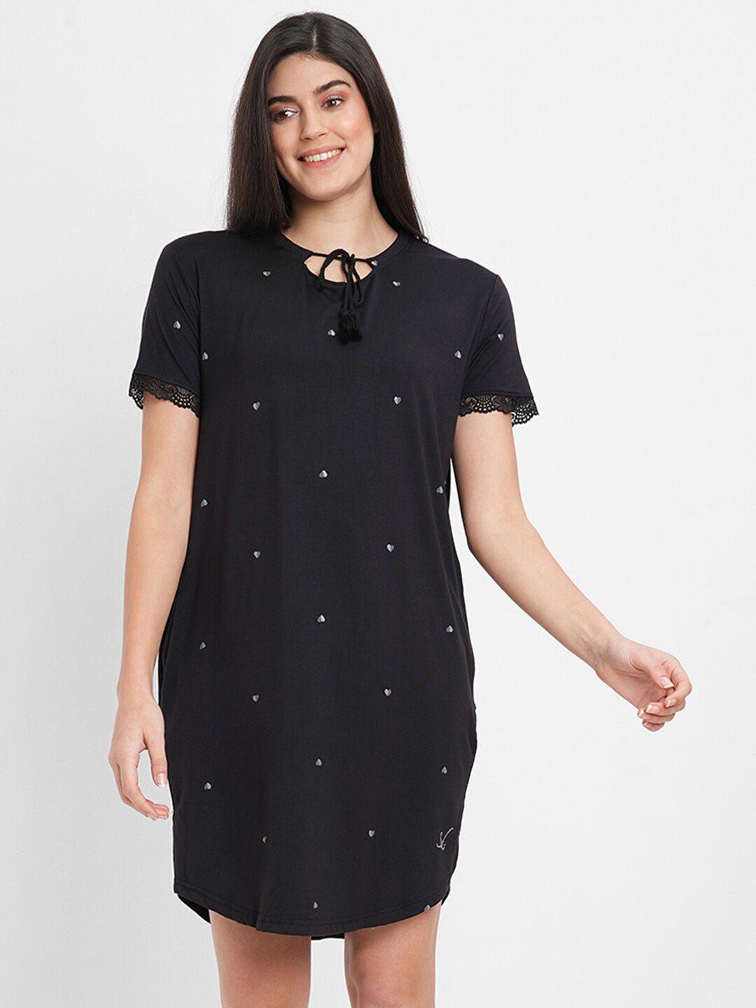 sweet dreams conversational printed nightdress