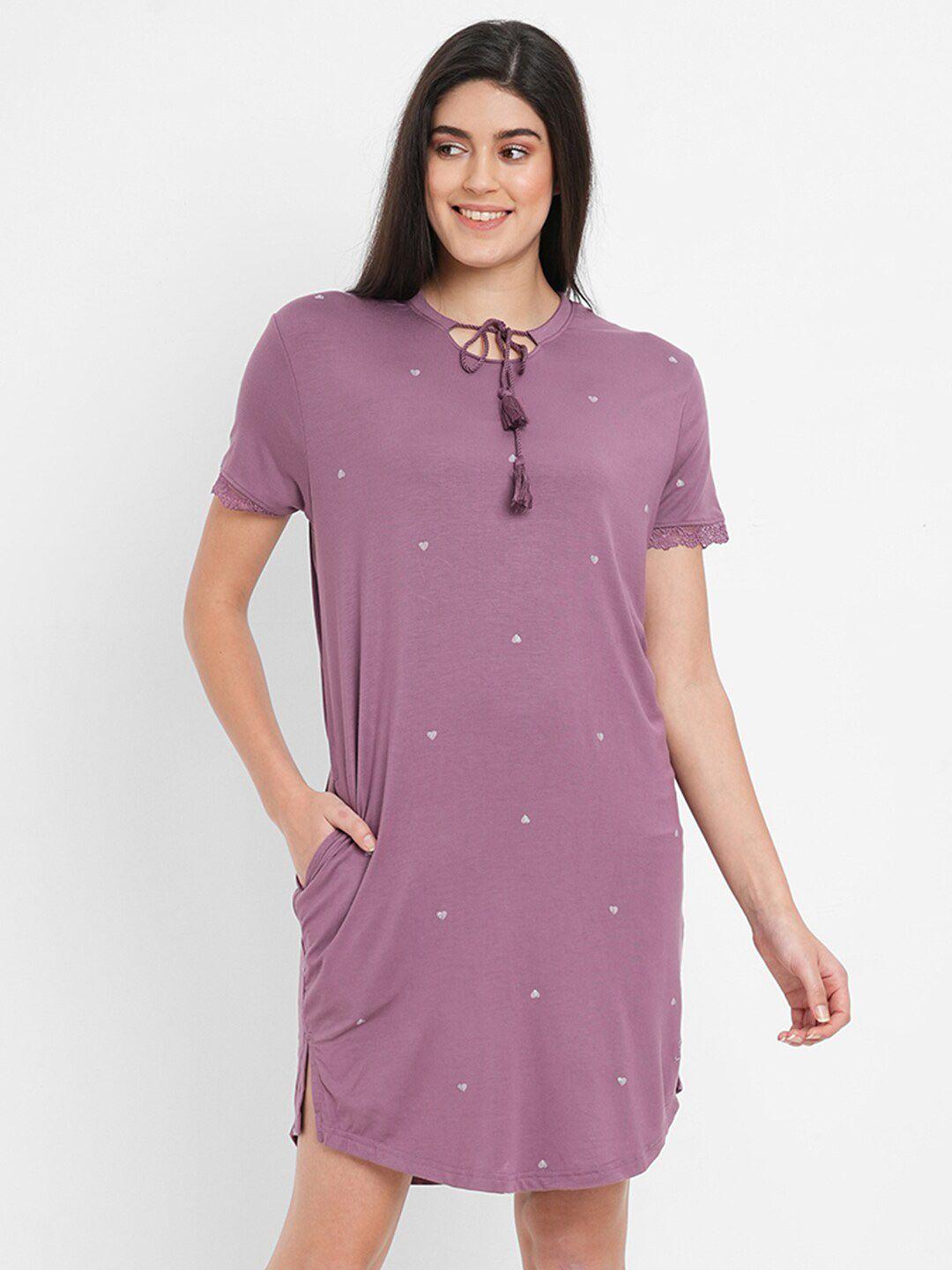 sweet dreams conversational printed nightdress