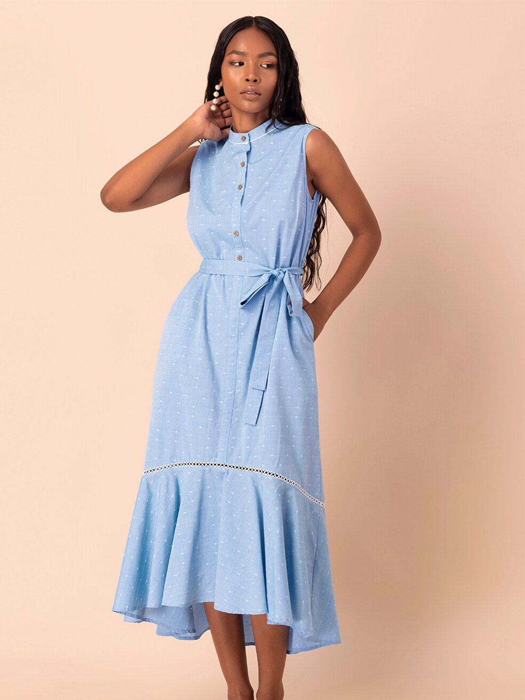 indya cotton shirt dress