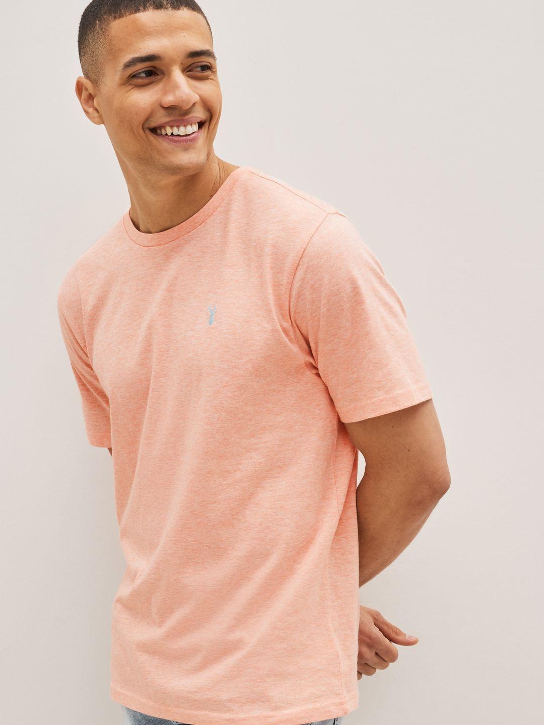 next men peach-coloured t-shirt