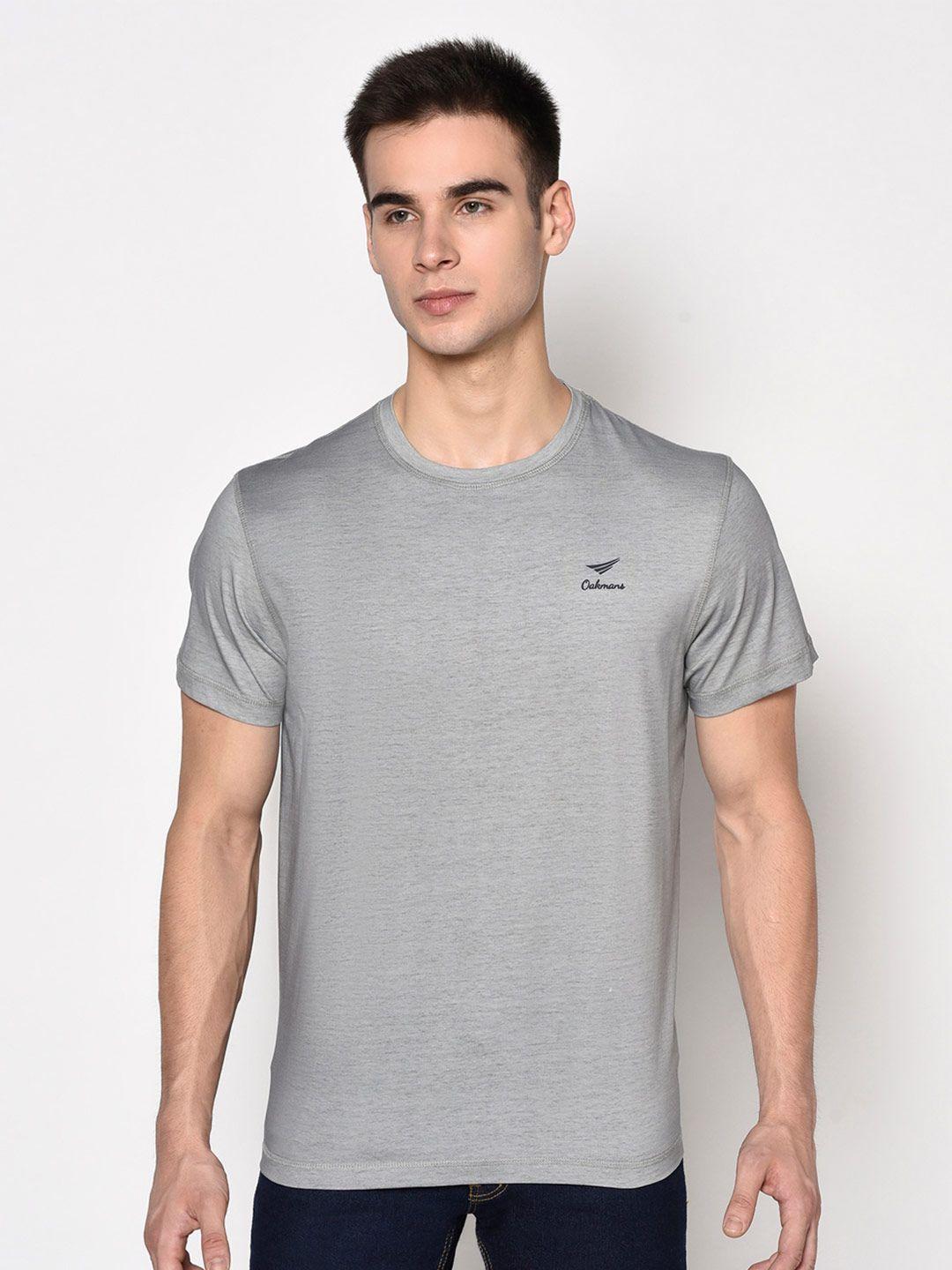 oakmans round neck cotton casual t-shirt