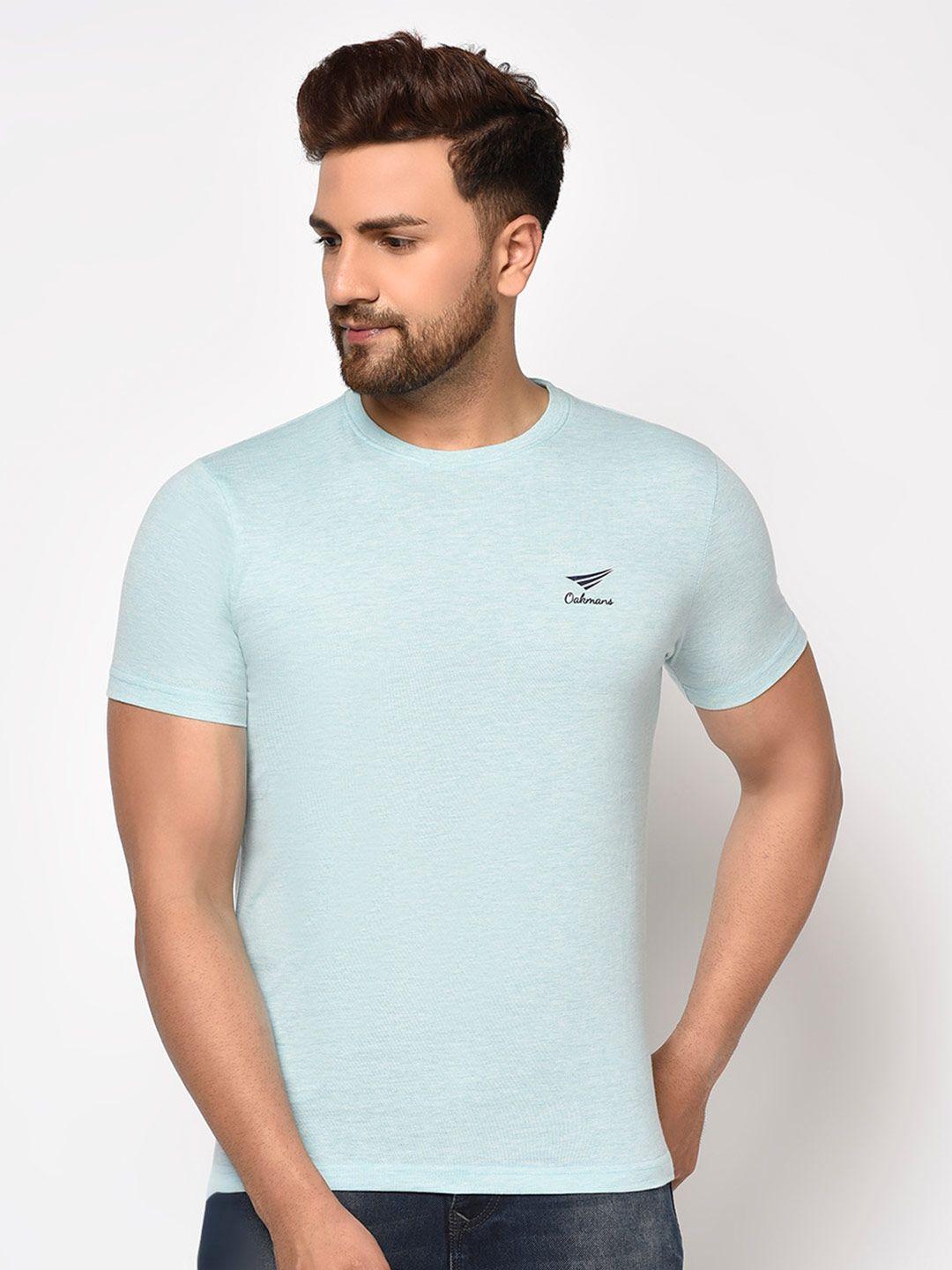 oakmans round neck cotton casual t-shirt