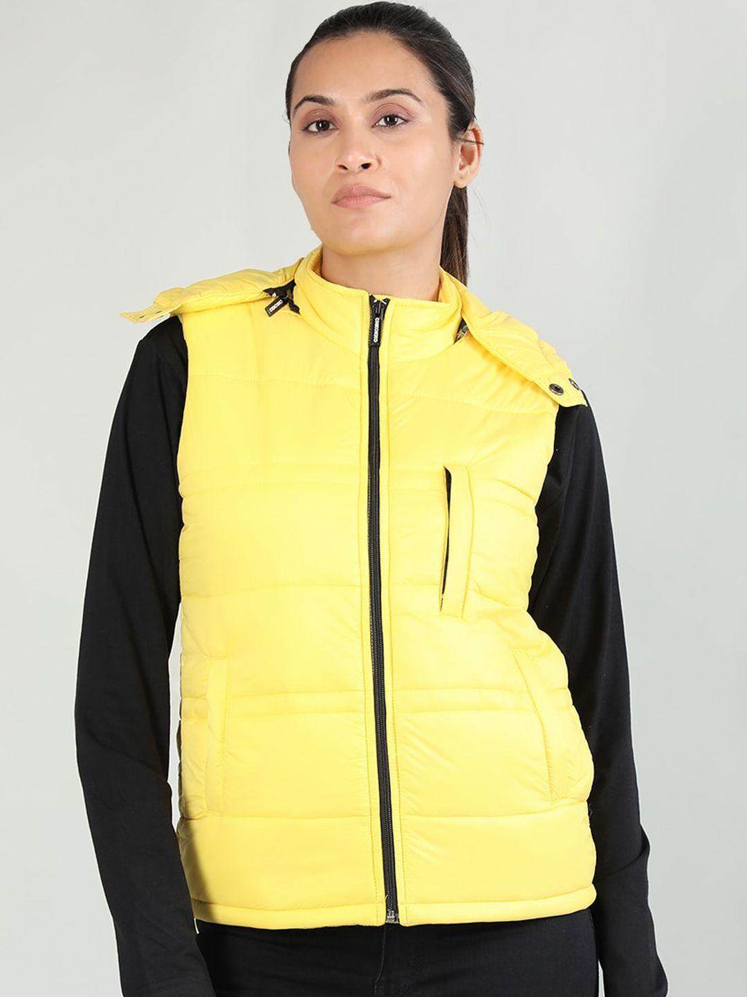 chkokko hooded sleeveless lightweight puffer jacket