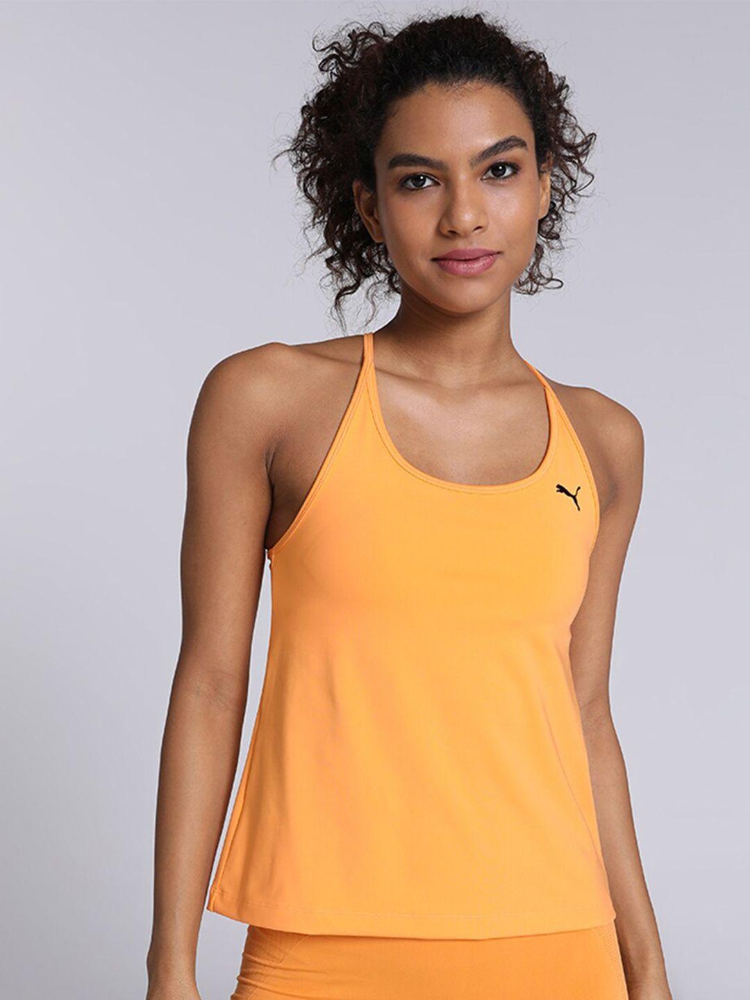 puma studio ultrabare 2 in1 brand logo printed tank top