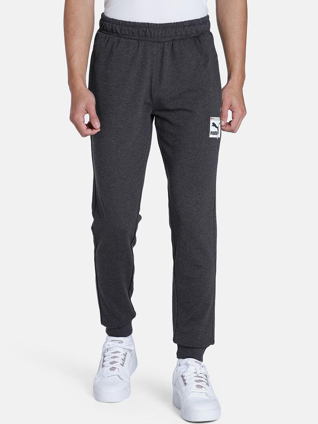 puma men cell graphic cotton slim-fit joggers