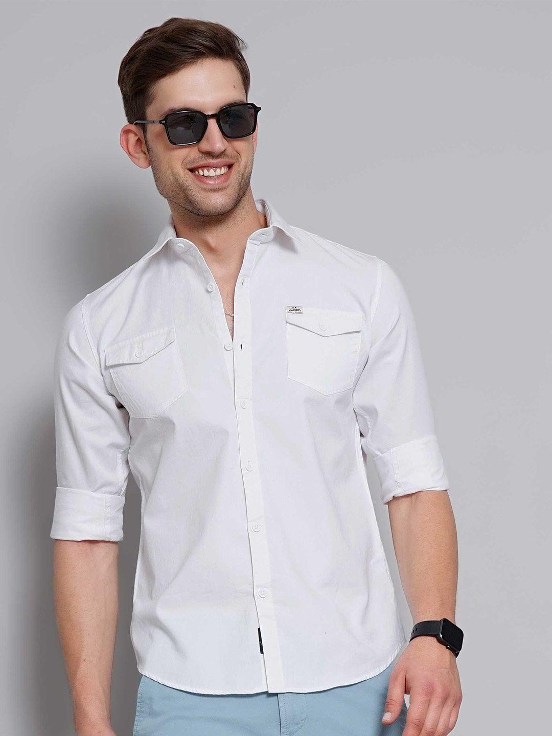 soratia slim fit opaque casual shirt