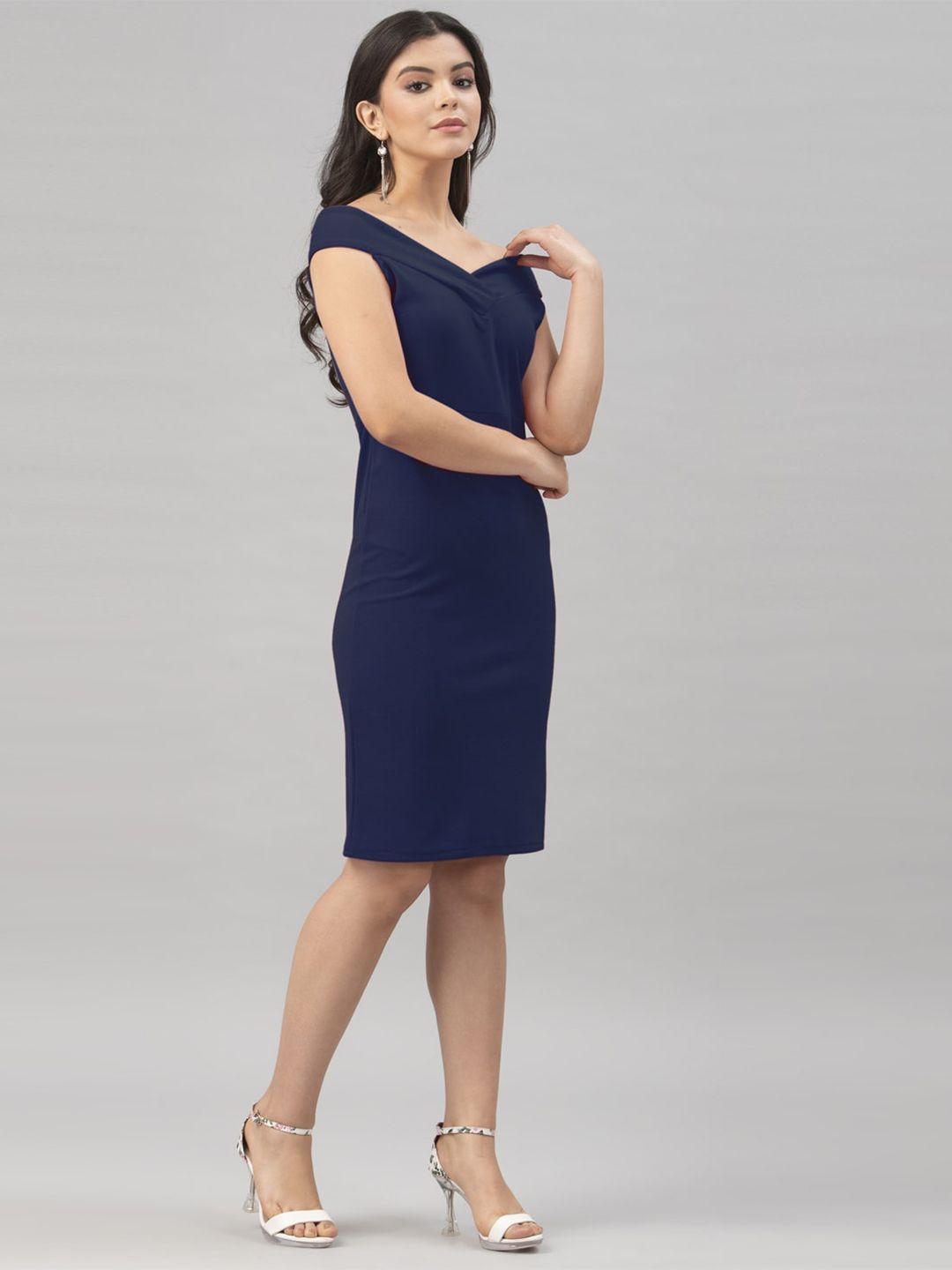 selvia off-shoulder sheath dress